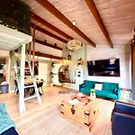 Jungle Style With Jacuzzi ,sauna And Garden Near Amsterdam Апартаменты Vijfhuizen