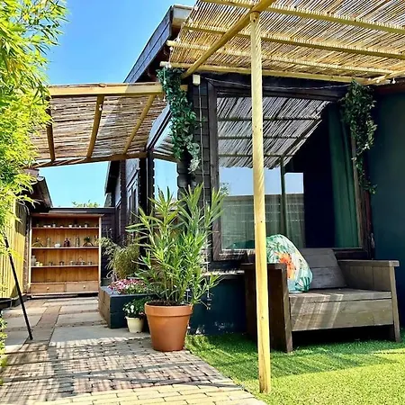 Jungle Style With Jacuzzi ,sauna And Garden Near Amsterdam Apartment