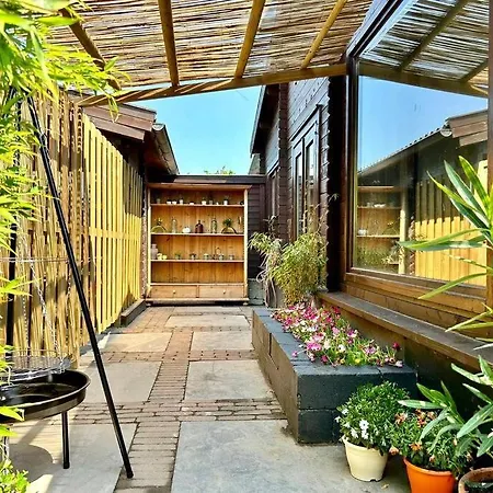 Jungle Style With Jacuzzi ,sauna And Garden Near Amsterdam Vijfhuizen