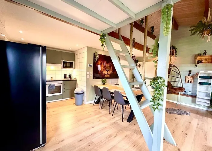 Appartement Jungle Style With Jacuzzi ,sauna And Garden Near Amsterdam *