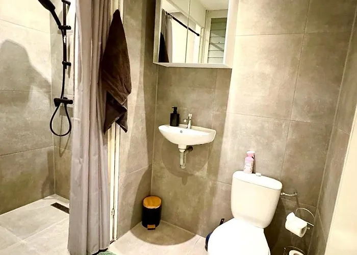 아파트 Jungle Style With Jacuzzi ,sauna And Garden Near Amsterdam Vijfhuizen